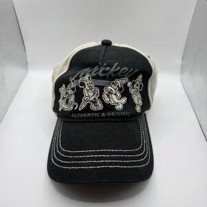 Disney Parks Authentic Original‎ Mickey Mouse Baseball Cap Hat Through The Years